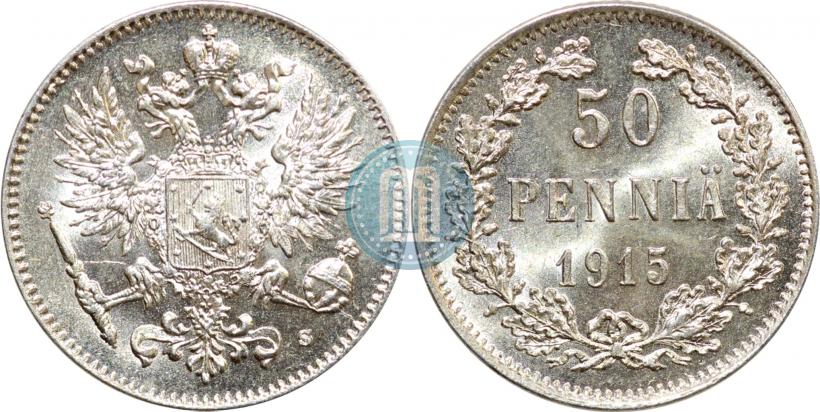 Picture 50 pennia 1915 year S 