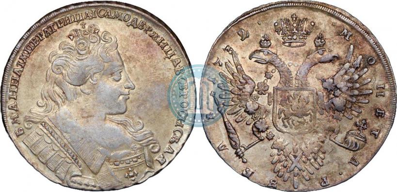 Picture 1 rouble 1732 year  