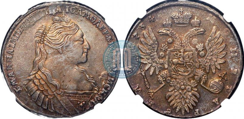 Picture 1 rouble 1734 year  "Type of 1735"