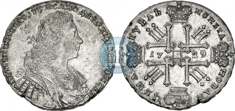 Picture 1 rouble 1729 year  "Type of 1728"