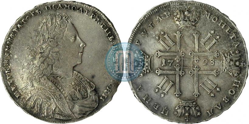 Picture 1 rouble 1728 year  "Type of 1728"