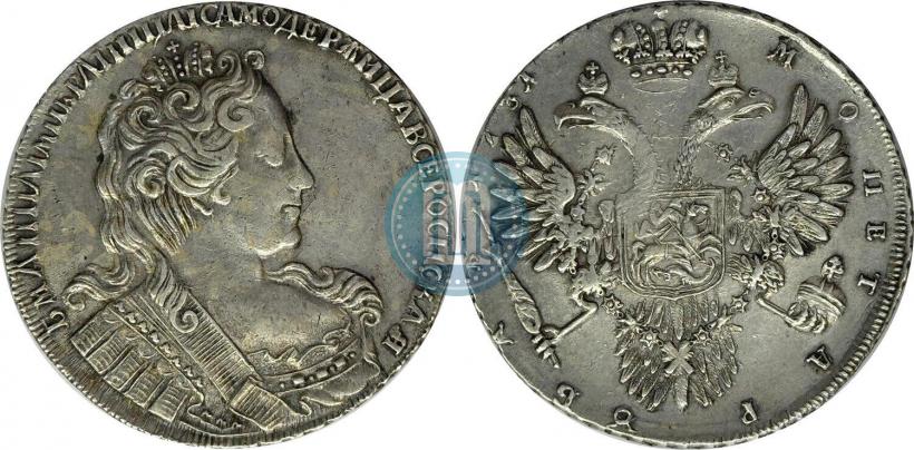 Picture 1 rouble 1731 year  