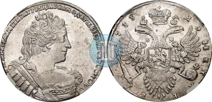 Picture 1 rouble 1733 year  