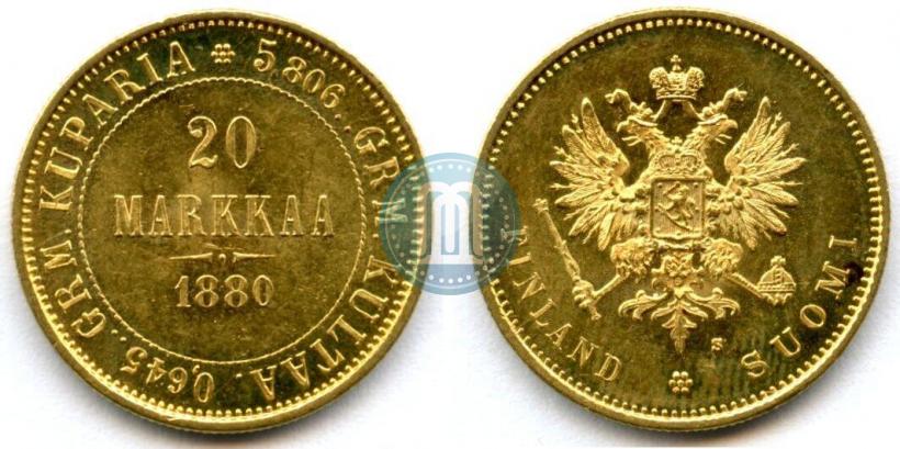 Picture 20 markkaa 1880 year S 