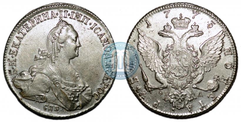 Picture 1 rouble 1773 year СПБ-ФЛ 