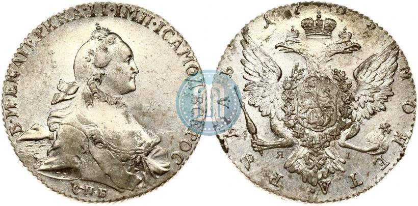 Picture 1 rouble 1763 year СПБ-ЯI 