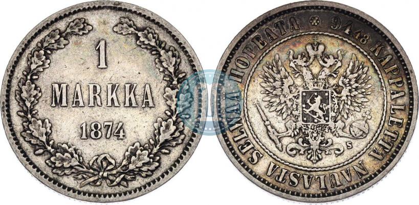 Фото 1 марка 1874 года S 