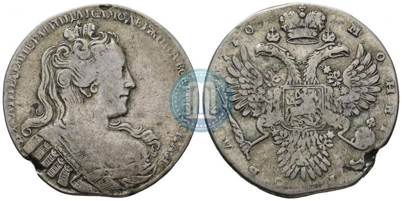 Picture 1 rouble 1730 year  