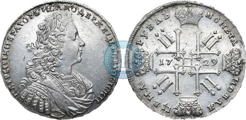 Picture 1 rouble 1729 year  "Type of 1728"