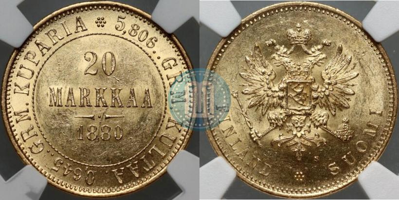 Фото 20 марок 1880 года S 