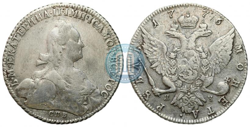 Picture 1 rouble 1776 year СПБ-ЯЧ 