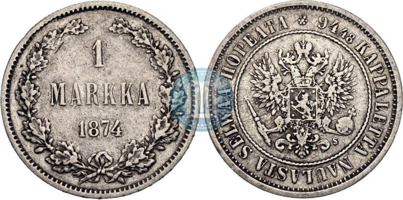 Фото 1 марка 1874 года S 