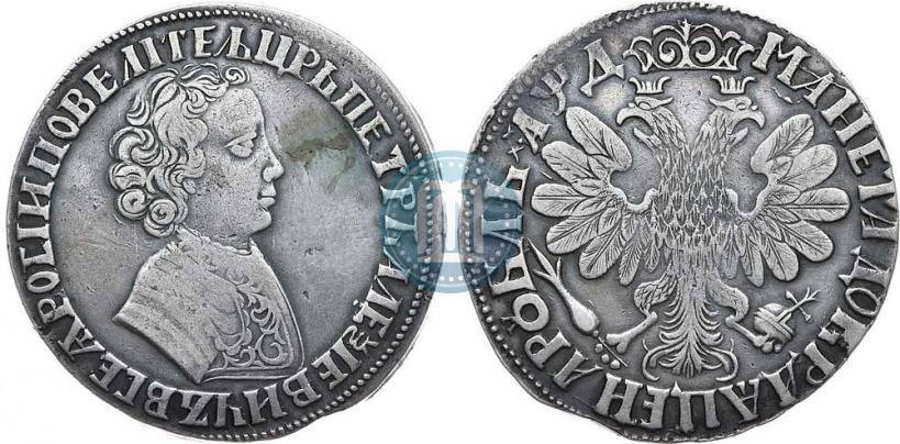 Picture 1 rouble 1704 year  