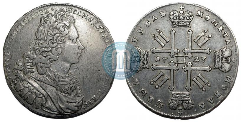 Picture 1 rouble 1727 year  "Moscow type"