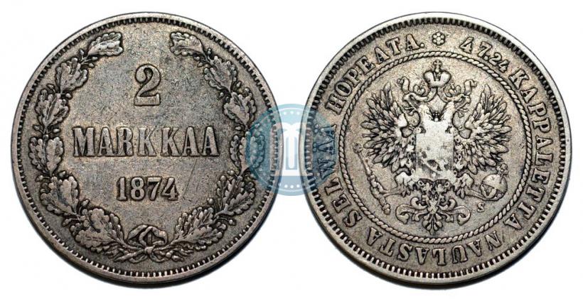 Фото 2 марки 1874 года S 