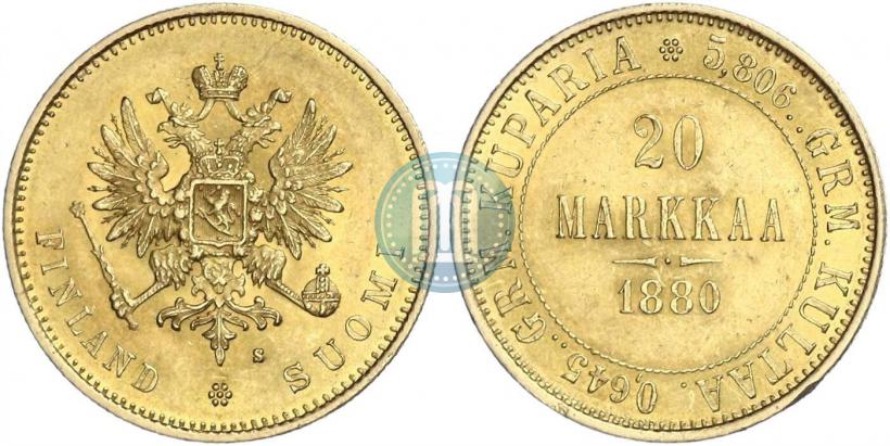 Фото 20 марок 1880 года S 