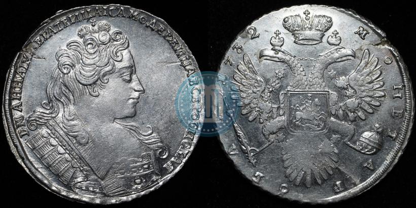 Picture 1 rouble 1732 year  