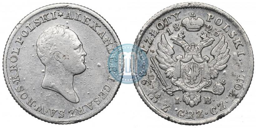 Picture 1 złoty 1825 year IB 