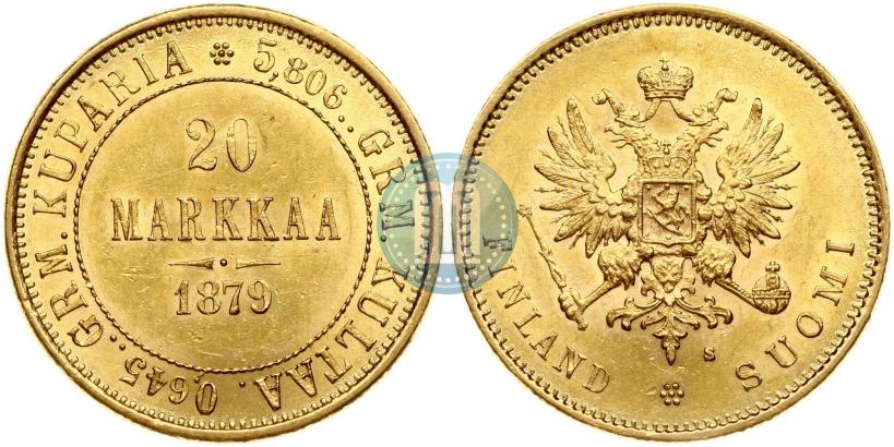 Picture 20 markkaa 1879 year S 