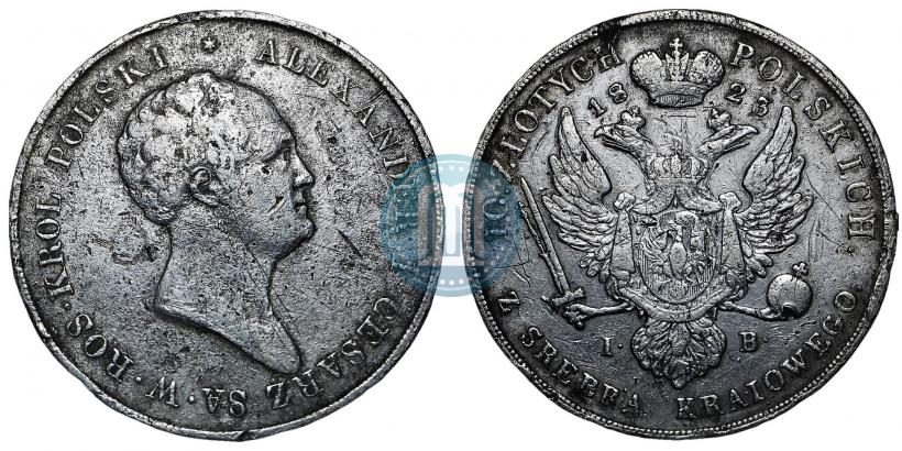 Picture 10 złotych 1823 year IB 