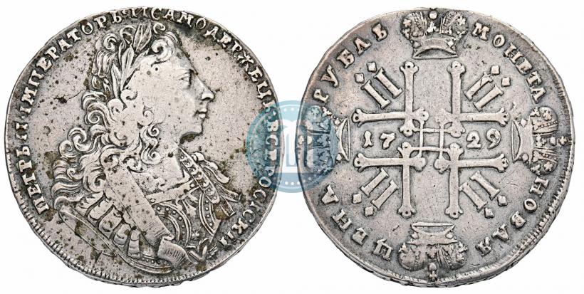 Picture 1 rouble 1729 year  "Type of 1729"