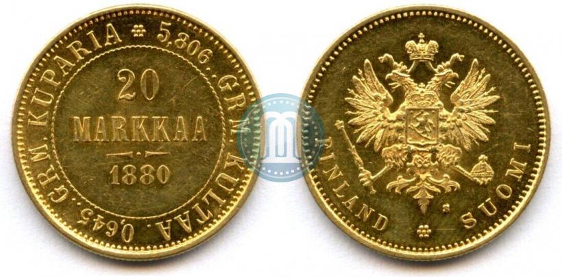 Picture 20 markkaa 1880 year S 