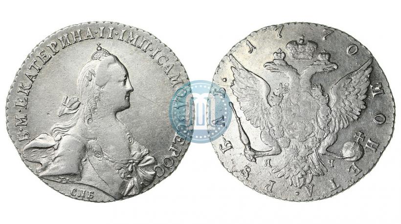 Picture 1 rouble 1770 year СПБ-ЯЧ 