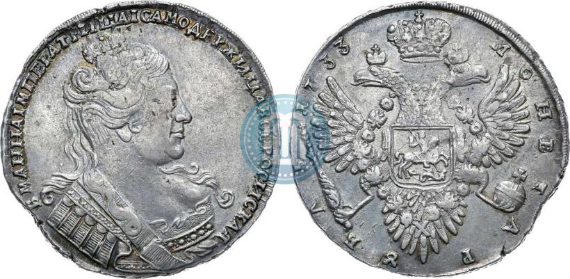 Picture 1 rouble 1733 year  