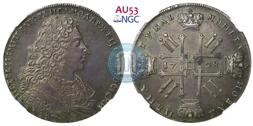 Picture 1 rouble 1728 year  "Type of 1728"