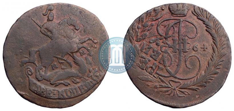 Picture 2 kopecks 1764 year ММ 